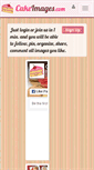 Mobile Screenshot of cakeimages.com